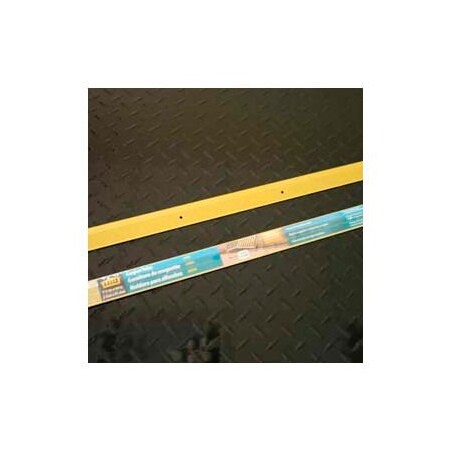 M-D Building Products M-D Carpet Trim Wide, Fluted, 36L, Satin Brass, Screw Nails 79079